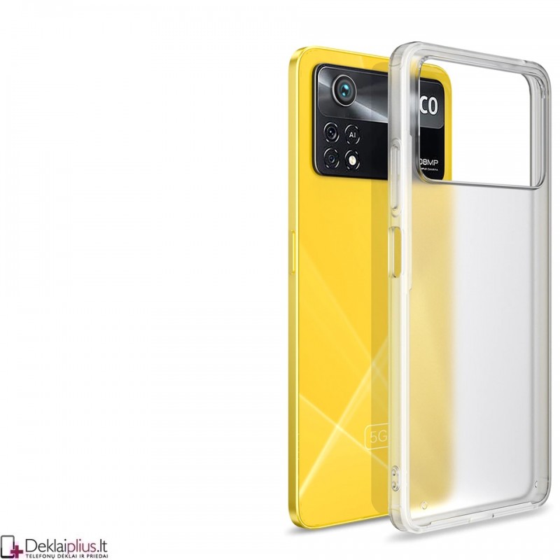 Silikoninis plonas dėklas 1.0 mm storio - permatomas (Xiaomi Poco M5/Poco M4 5G/Redmi 10 5G) Silikoninis plonas dėklas 1.0 mm storio - permatomas (Xiaomi Poco M5/Poco M4 5G/Redmi 10 5G)